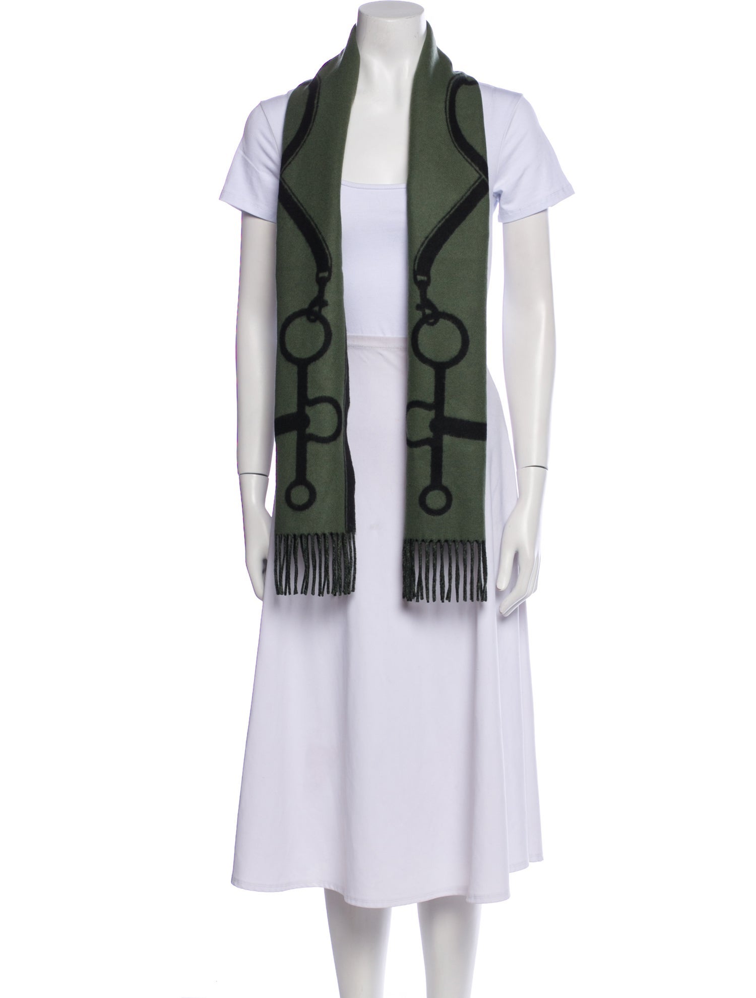 Hermès Casaque Mors Cashmere Muffler